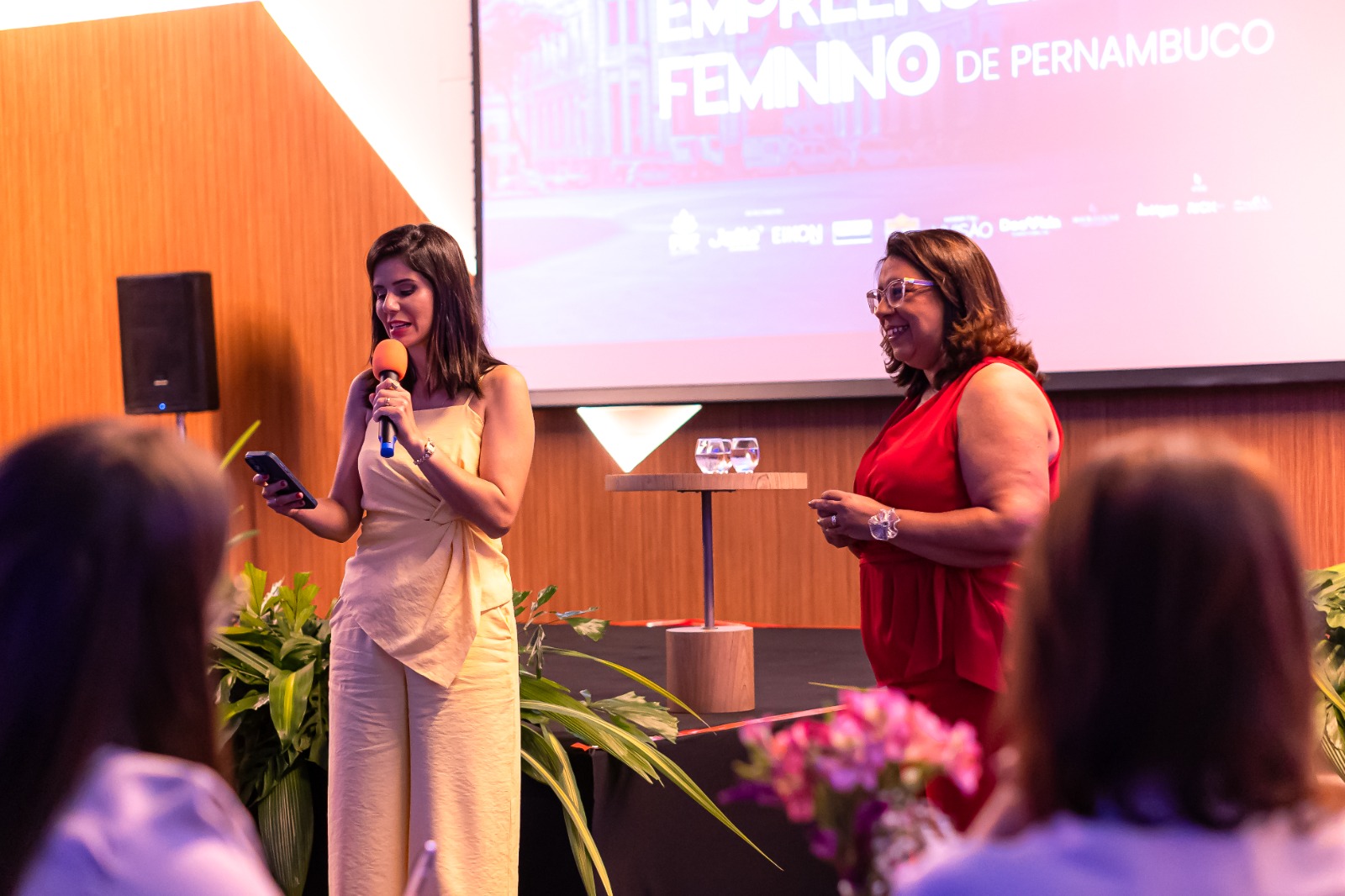 Apresentação no palco do encontro